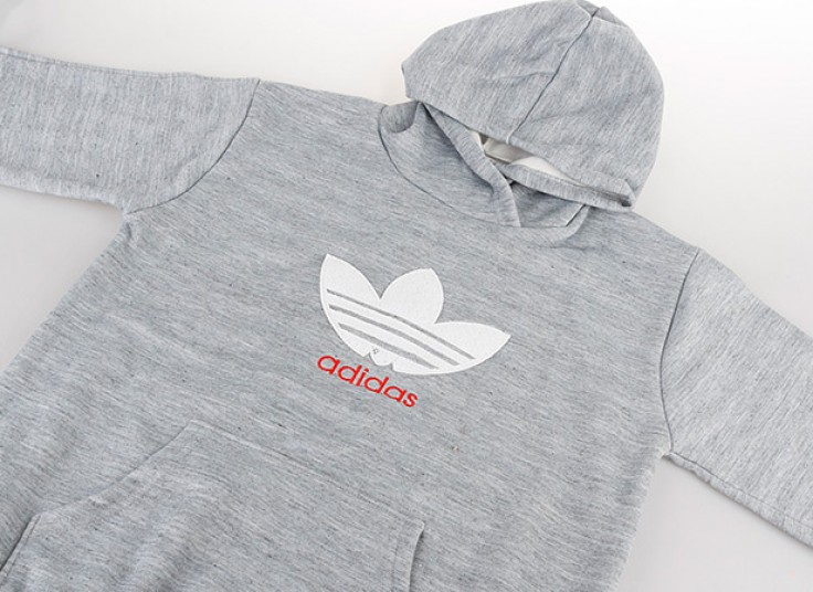 سویشرت کلاه دار طرح adidas