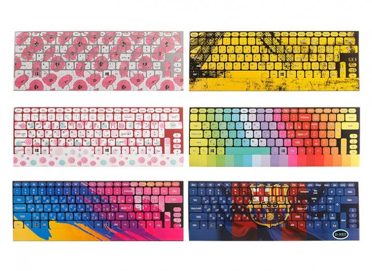 برچسب فانتزی کیبورد DNET