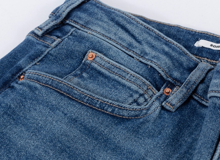 شلوار جین سایز بزرگ  MANGO