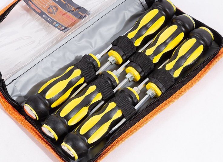 پیچ گوشتی ضربه‌ای 6تایی TAT