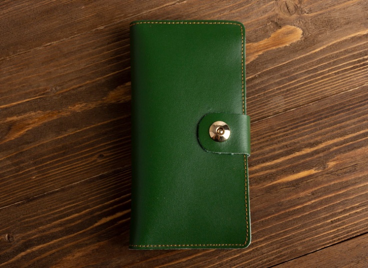 کیف پول و موبایل چرم طبیعی