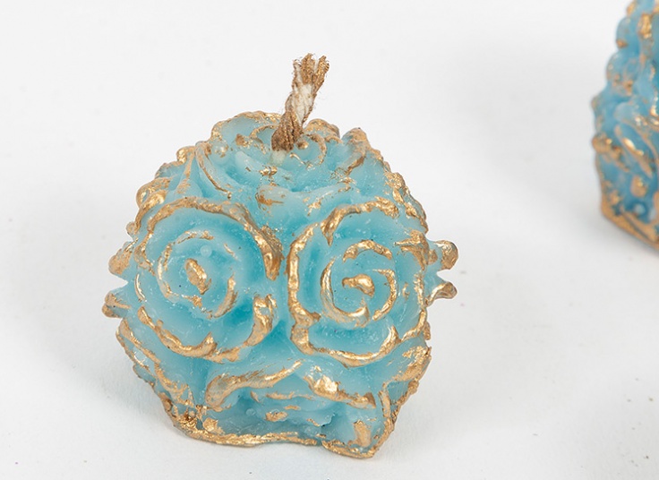 شمع گل رز 6 عددی