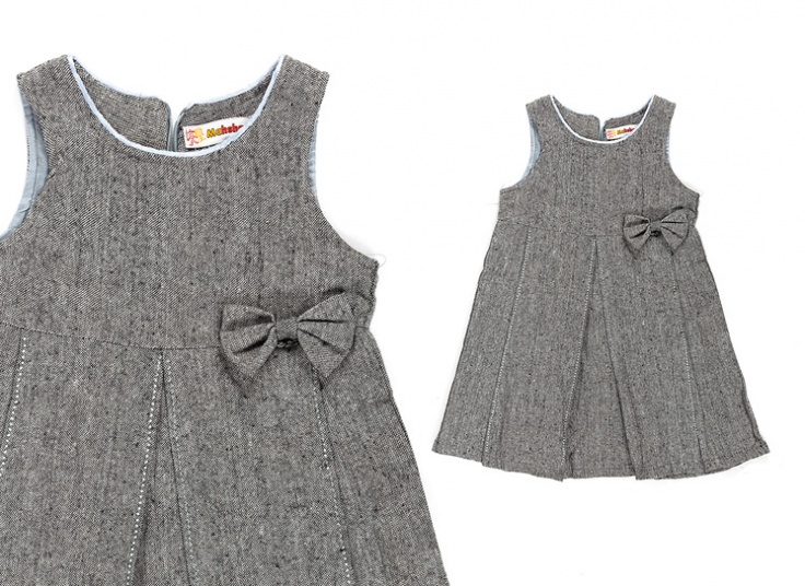 سارافون دخترانه پاپیون دار