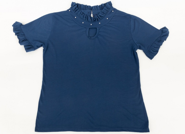 تیشرت زنانه چین دار