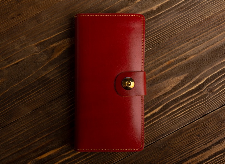 کیف پول و موبایل چرم طبیعی