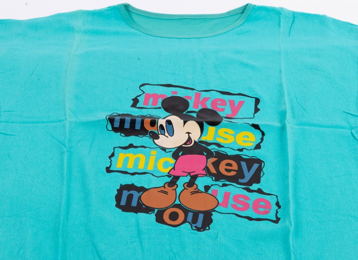 تاپ آستین افتاده چاپدار