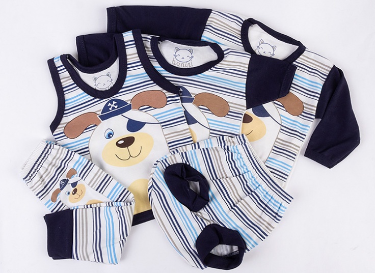 ست پنج تکه لباس بچگانه banini