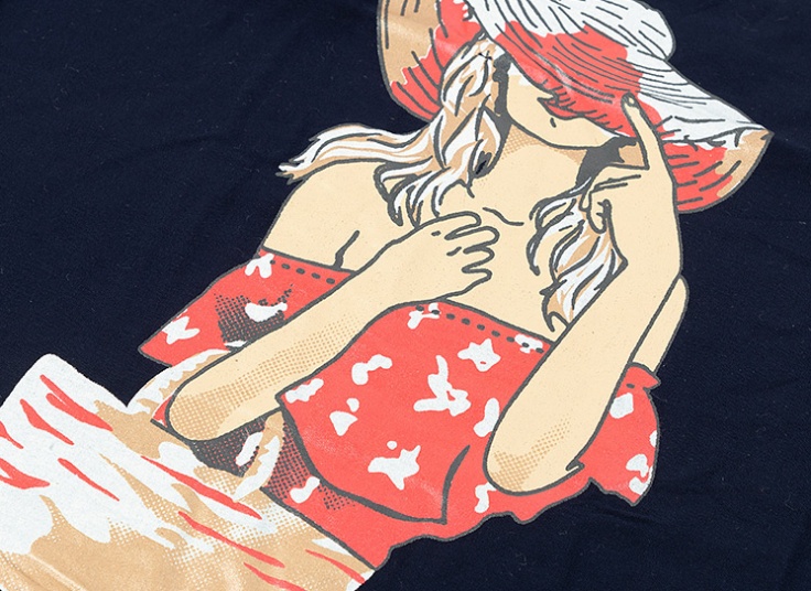 تیشرت زنانه چاپدار