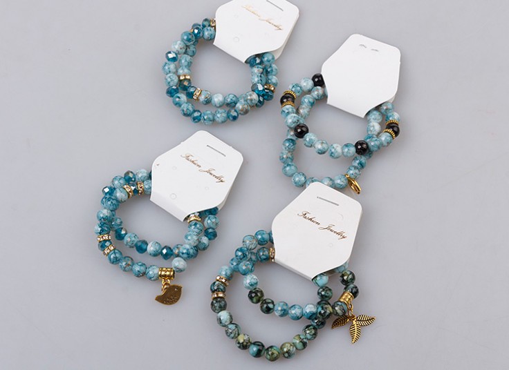 پکیج دوتایی دستبند سنگی