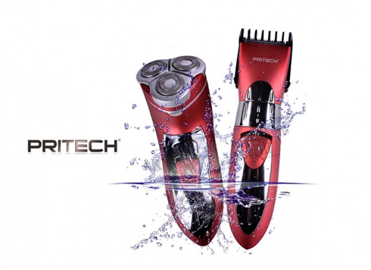 ست ماشین اصلاح دوبل PRITECH