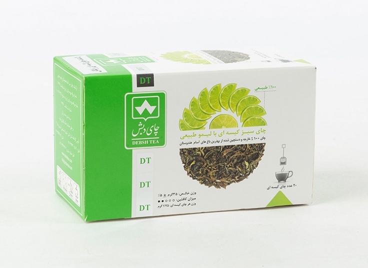 انواع چای سبز کیسه ای دبش