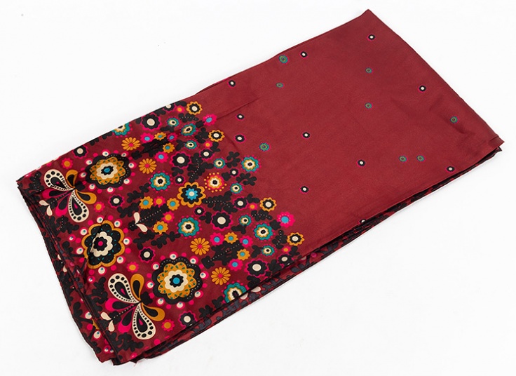 روسری ساتن طرحدار