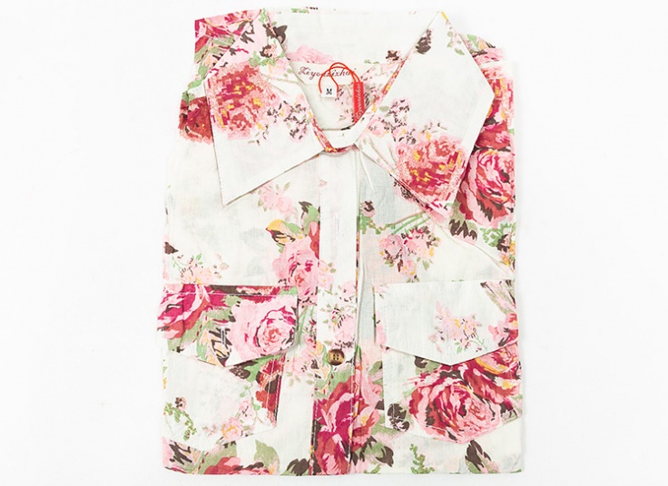 شومیز گلدار زنانه