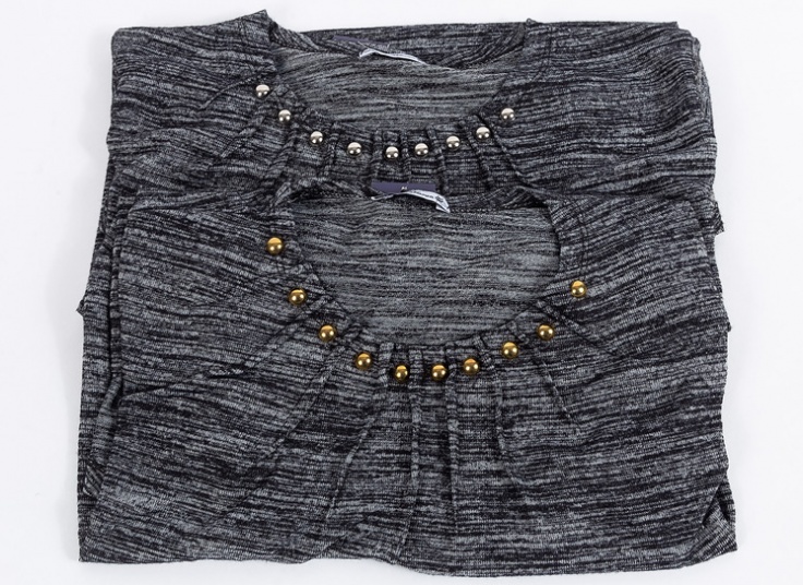 بلوز بافت زنانه جلو پیله دار