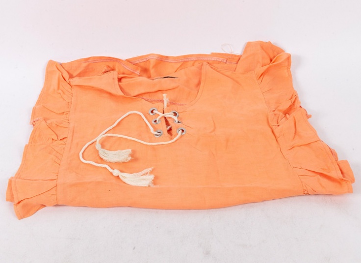 تاپ آستین چین دار کد 16488