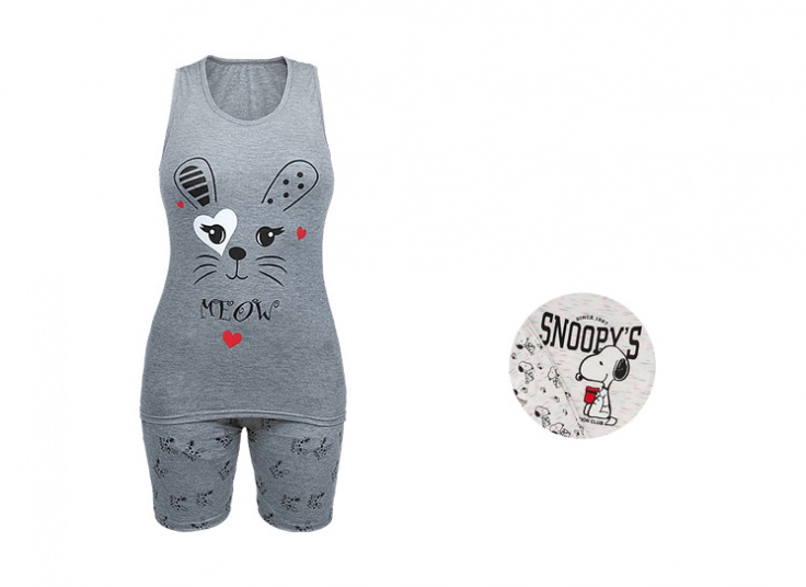 ست تاپ و شلوارک فانتزی