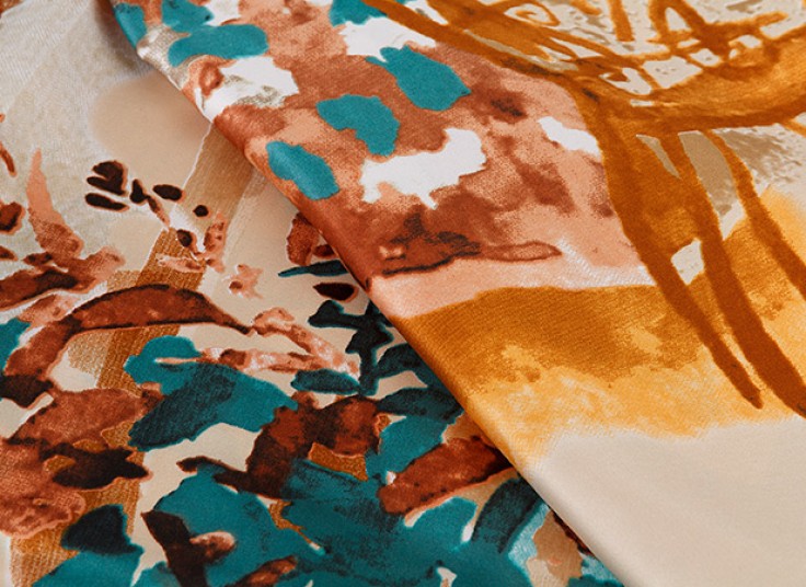 روسری ساتن ابریشم Serra