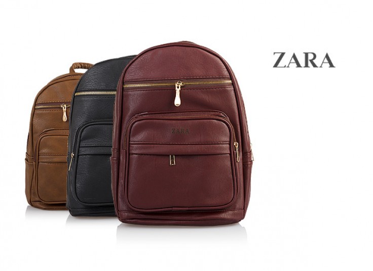 کیف کوله چرمی طرح ZARA