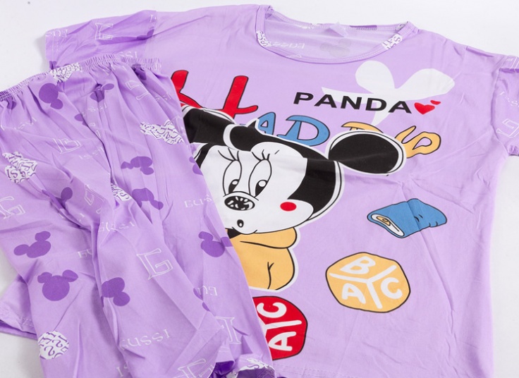 ست تیشرت شلوارک طرحدار