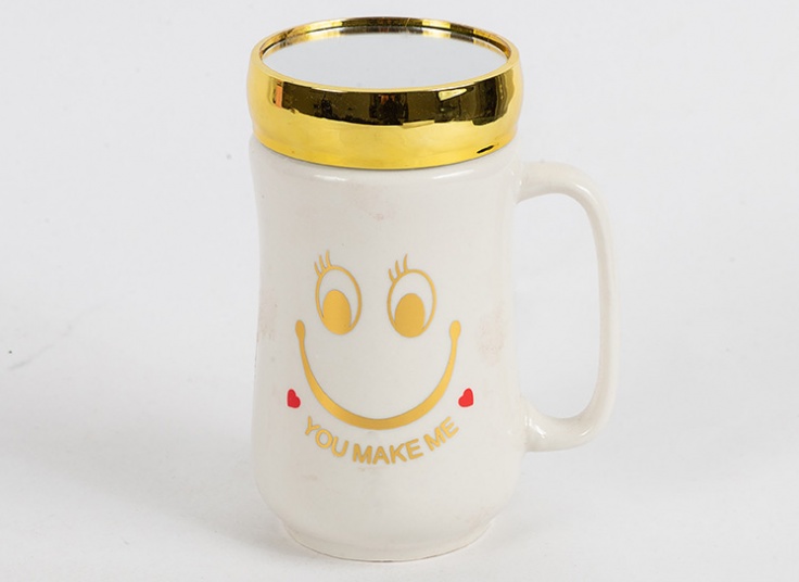 ماگ درب دار آینه ای