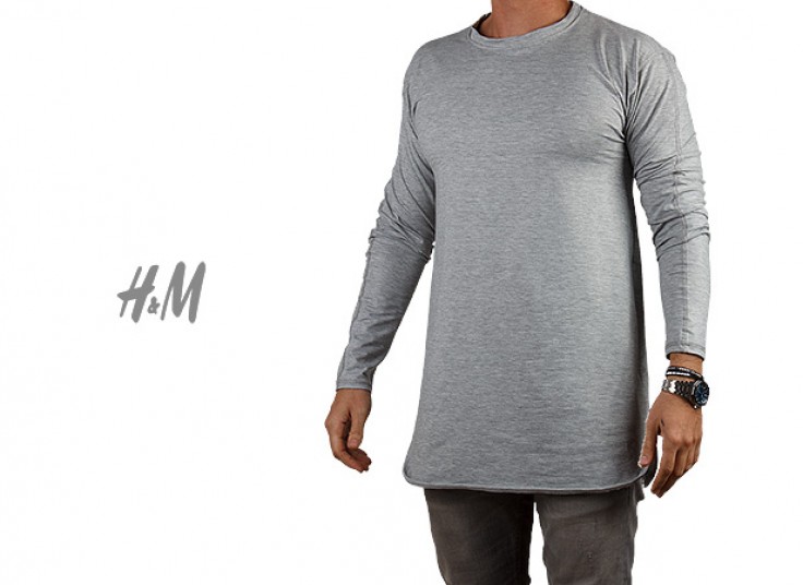 تیشرت مردانه آستین بلند HM