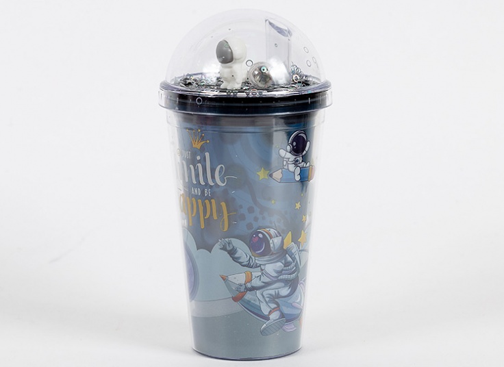 لیوان اسموتی چراغ دار گلکسی