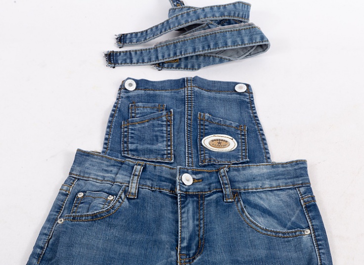 شلوار پیشبندی دخترانه XDG Jeans
