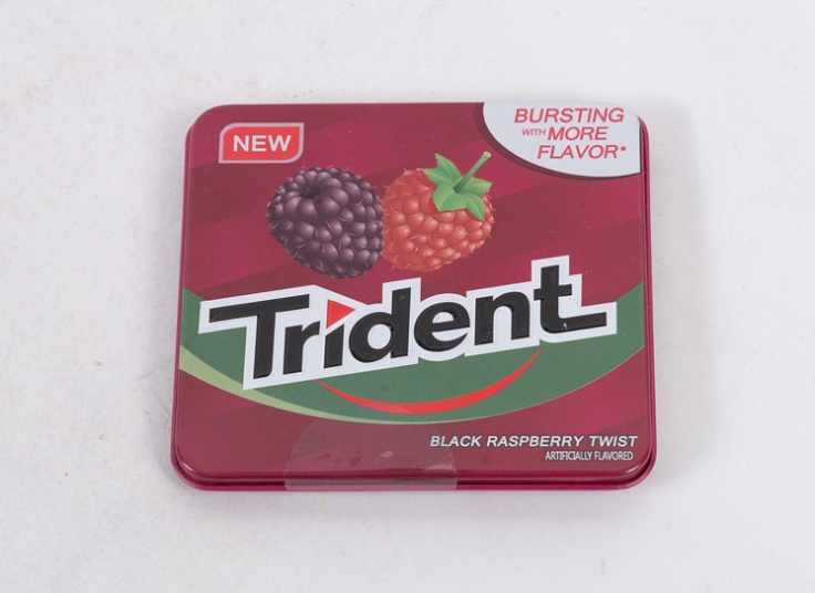 آدامس Trident جعبه فلزی