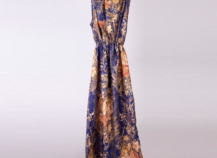 پیراهن ساحلی طرحدار زنانه