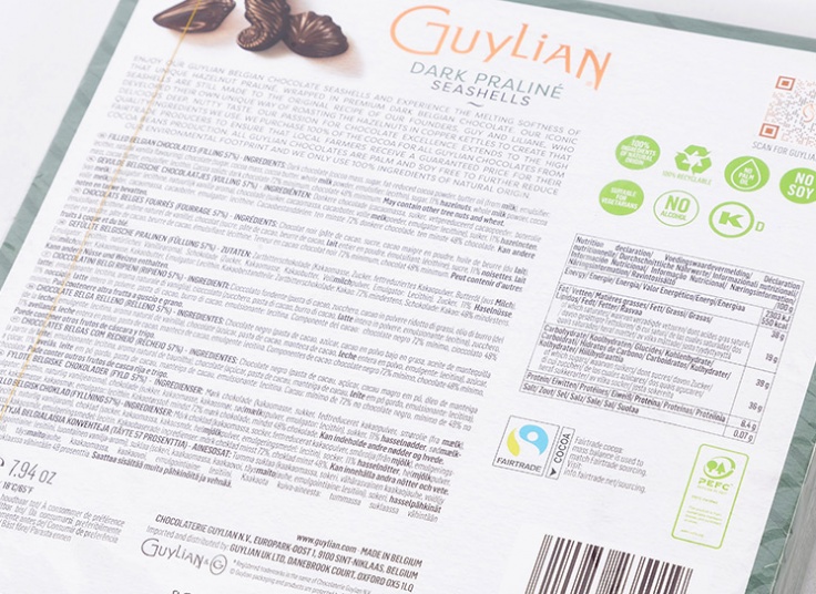 شکلات کادویی صدفی Guylian