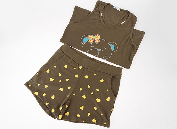 ست تاپ و شورتک زنانه Heart