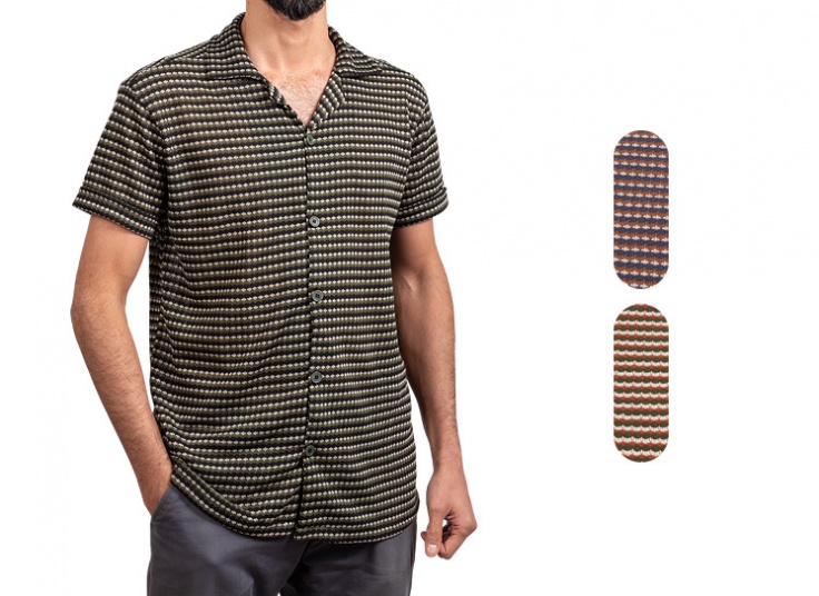 پیراهن مردانه طرح بافت H&M