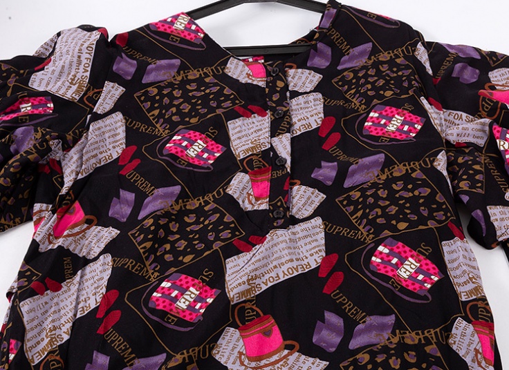 پیراهن ساحلی آستین کلوش