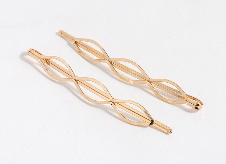 گیره مو طلایی