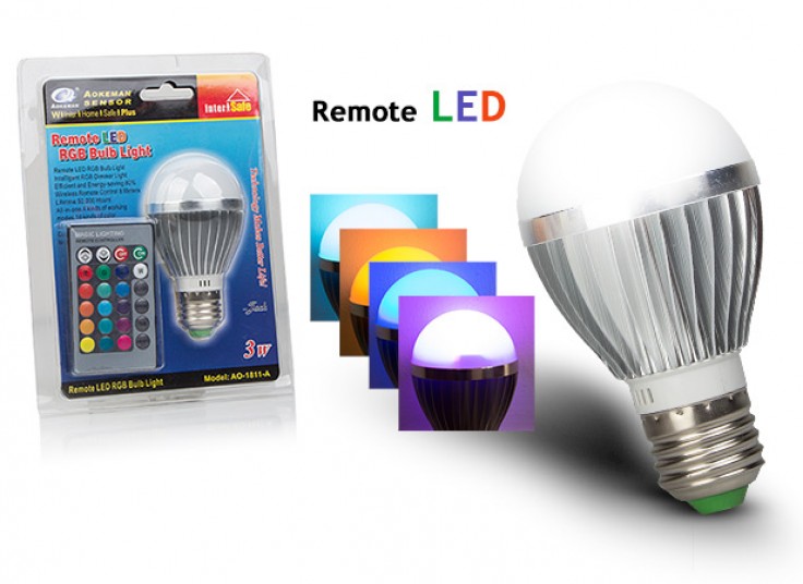لامپ LED رنگی ریموت دار AOKEMAN