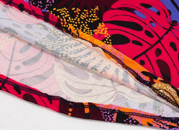 ست تاپ شلوار برمودا گیاهی