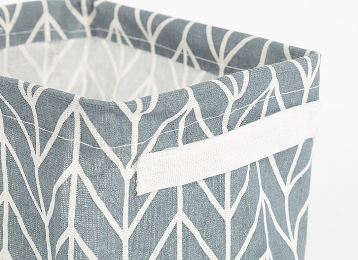 سبد پارچه ای طرح دار