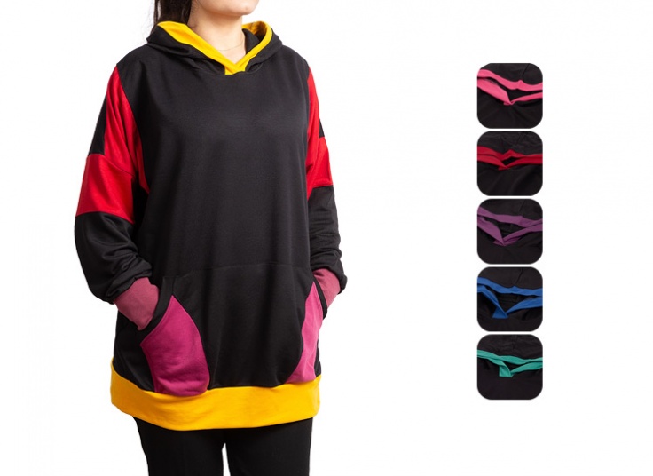 هودی زنانه جیب کانگورویی