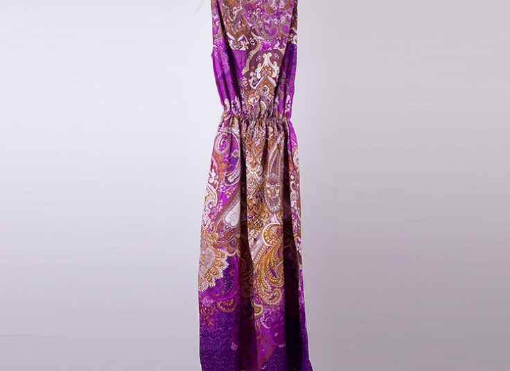 پیراهن ساحلی طرحدار زنانه