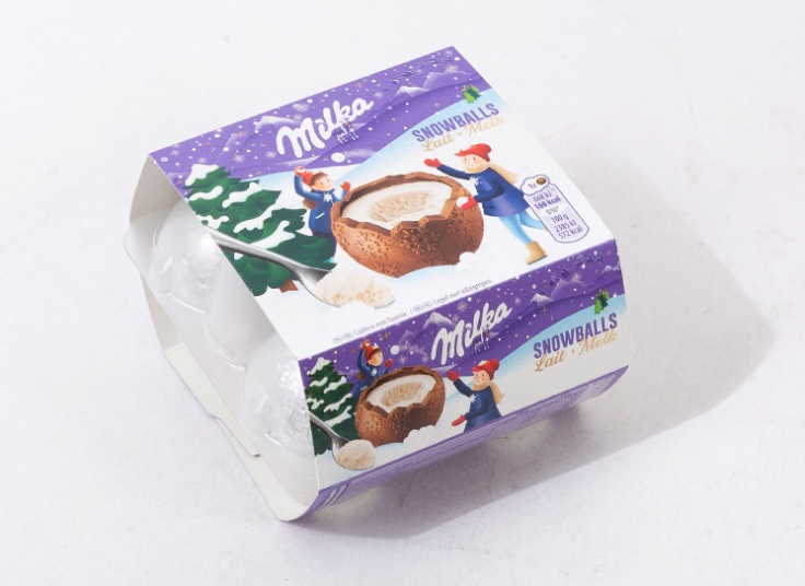 بستنی زمستانی Milka