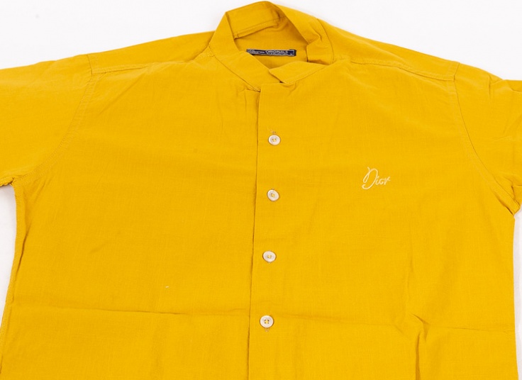 پیراهن کتان مردانه یقه دیپلمات Dior