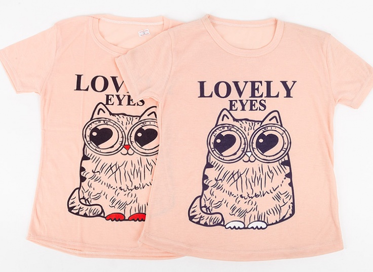 تیشرت دخترانه طرح جغد