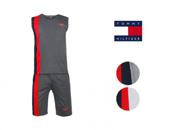 حلقه ای و شلوارک مردانه طرح TOMMY