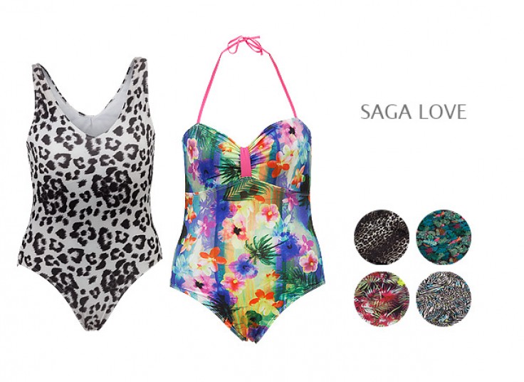 مایو زنانه یکسره Saga Love