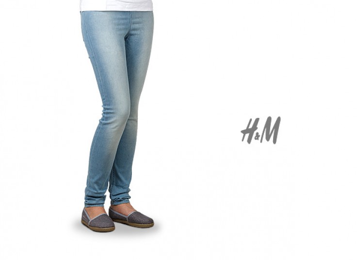 شلوار طرح جین H and M