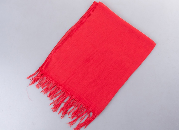 شال ساده نخی زنانه