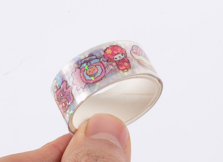 چسب فانتزی شفاف