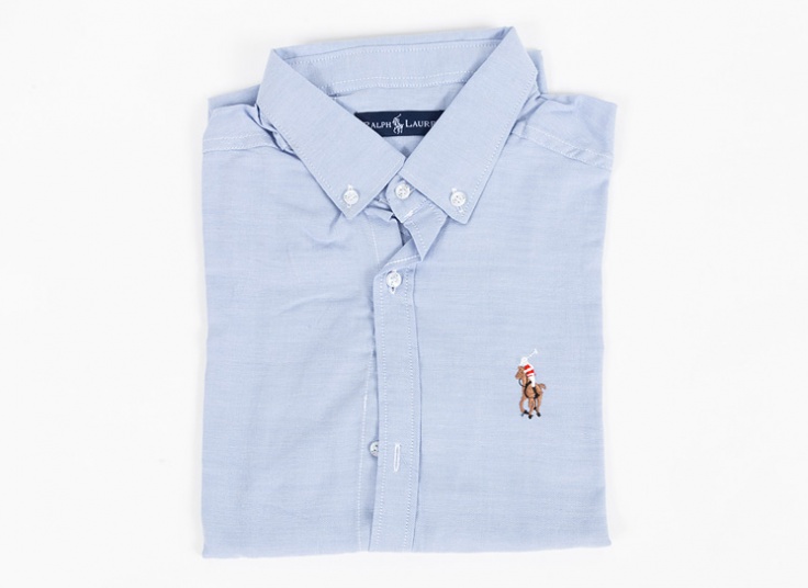 پیراهن آستین بلند مردانه طرح Polo