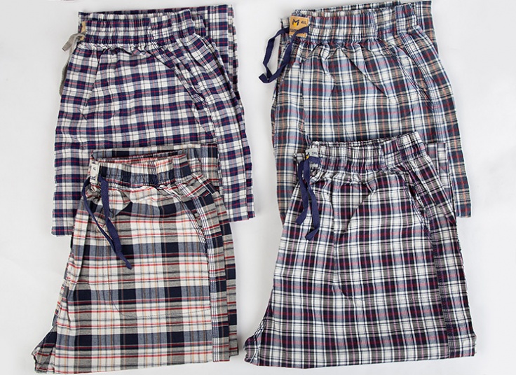 شلوار راحتی مردانه چهارخانه