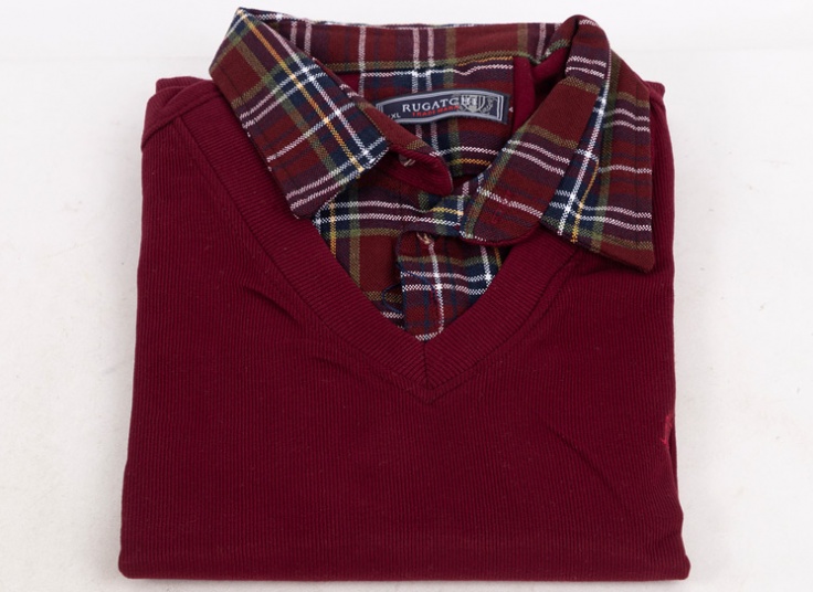 پلیور یقه پیراهنی مردانه Rugatchi